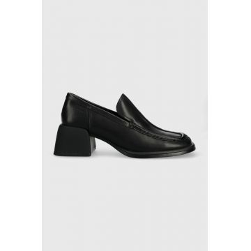 Vagabond Shoemakers pantofi de piele Ansie femei, culoarea negru, cu toc drept, 5545.101.20