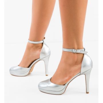 Pantofi dama Cryst Argintii