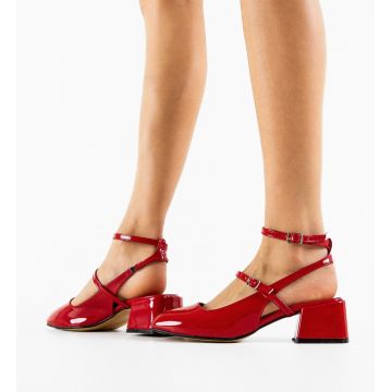 Pantofi dama Fauda Rosii