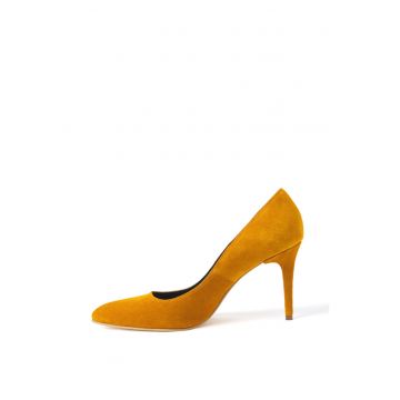 Pantofi stiletto de piele intoarsa Pantofi stiletto de piele intoarsa