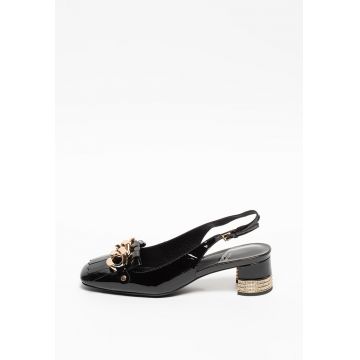 Pantofi slingback de piele Goliah