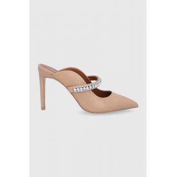 Kurt Geiger London stilettos de piele Duke culoarea maro 3202348109