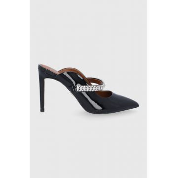 Kurt Geiger London Stilettos de piele culoarea negru