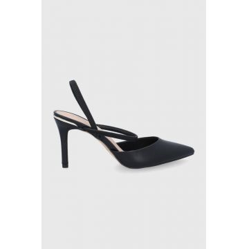Aldo pantofi cu toc Carrolia culoarea negru