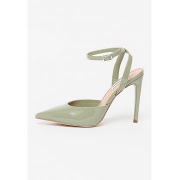 Pantofi de piele ecologica cu toc inalt Aced Pantofi de piele ecologica cu toc inalt Aced