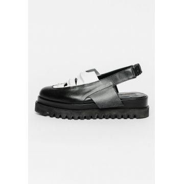 Pantofi slingback de piele Pantofi slingback de piele