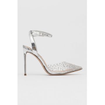 Steve Madden pantofi cu toc Revert culoarea argintiu Steve Madden pantofi cu toc Revert culoarea argintiu