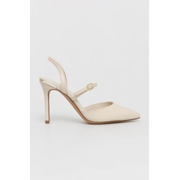 Aldo stilettos de piele Jeriebaen culoarea bej