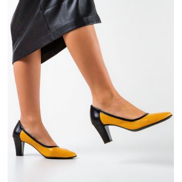 Pantofi dama Allena Galbeni