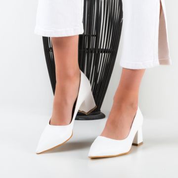 Pantofi dama Ferele Albi Pantofi dama Ferele Albi