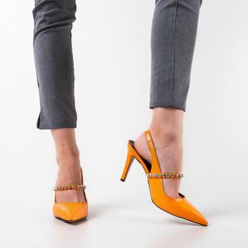 Pantofi dama Ogal Portocalii