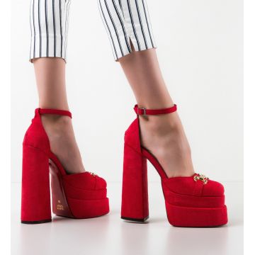 Pantofi dama Versoma Rosii 3