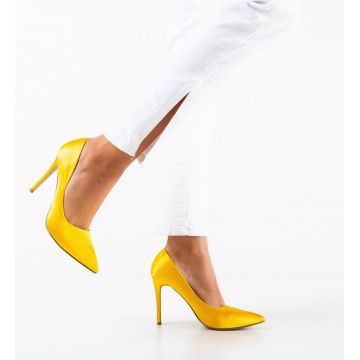 Pantofi dama Ahio Galbeni