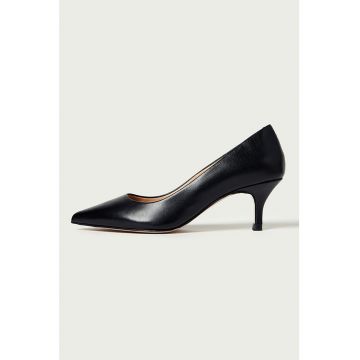 Pantofi de piele cu varf ascutit