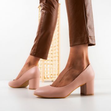 Pantofi cu toc Okal Roz Pantofi cu toc Okal Roz