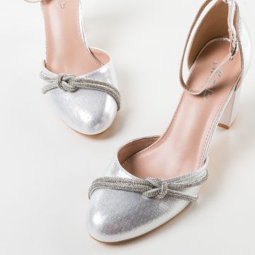 Pantofi dama Dance Argintii