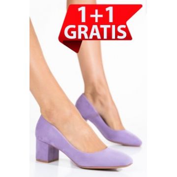 PANTOFI PURPLE SUEDE OSPD408