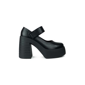 Altercore pumps Tia femei, culoarea negru, cu toc drept