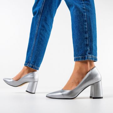 Pantofi dama Lilly Argintii