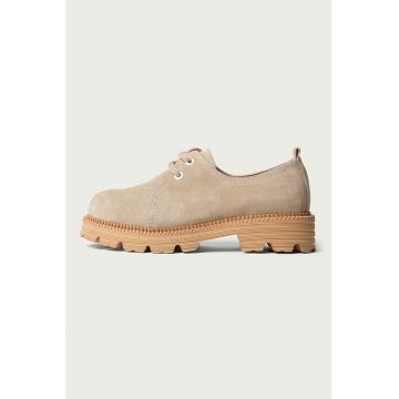 Pantofi uni de piele intoarsa Pantofi uni de piele intoarsa