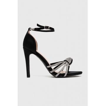 Answear Lab pantofi cu toc culoarea negru