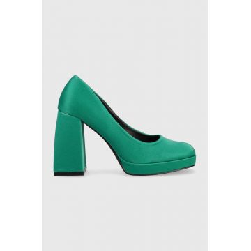 Answear Lab pumps culoarea verde