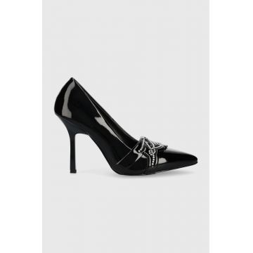 Karl Lagerfeld ghete chelsea de piele Kl30919d Sarabande culoarea negru Karl Lagerfeld ghete chelsea de piele Kl30919d Sarabande culoarea negru