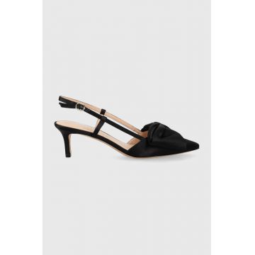 Kate Spade pantofi cu toc Marseille culoarea negru, cu toc deschis