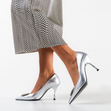 Pantofi dama Aamina Argintii