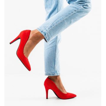 Pantofi dama Morrison Rosii