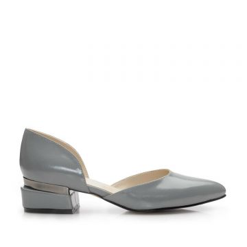 Pantofi eleganți damă din piele naturală - 2232 Gri Naplac Pantofi eleganți damă din piele naturală - 2232 Gri Naplac