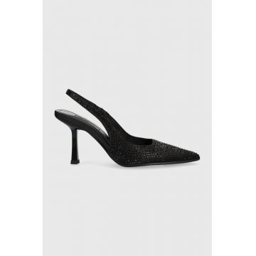 Answear Lab pantofi cu toc culoarea negru