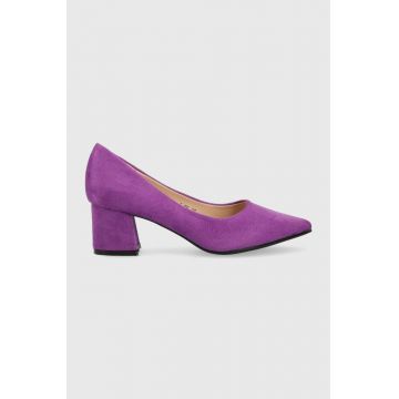 Answear Lab pumps culoarea roz