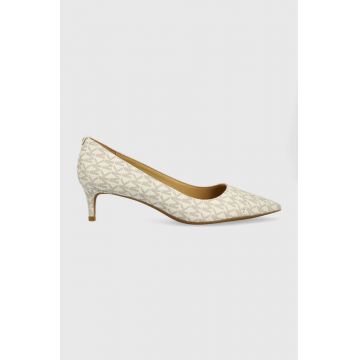 MICHAEL Michael Kors pumps Alina culoarea bej, pe toc jos