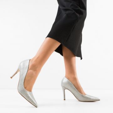 Pantofi dama Howe Argintii