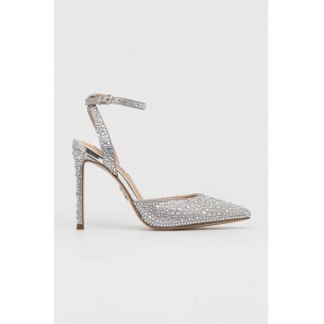 Steve Madden pantofi cu toc Revert-S culoarea argintiu, SM11002308 Steve Madden pantofi cu toc Revert-S culoarea argintiu, SM11002308