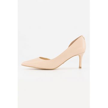 Pantofi D'Orsay de piele cu toc inalt Pantofi D'Orsay de piele cu toc inalt