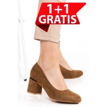 PANTOFI LIGHT BROWN SUEDE FSPBW006