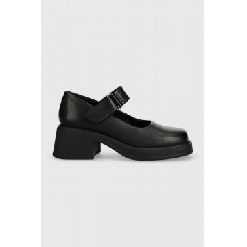 Vagabond Shoemakers pantofi de piele DORAH culoarea negru, cu toc drept, 5542.101.20
