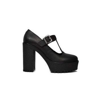 Altercore pumps Lizzy culoarea negru, cu toc drept, Lizzy.Vegan