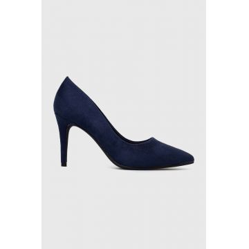 Answear Lab pantofi cu toc culoarea albastru marin Answear Lab pantofi cu toc culoarea albastru marin