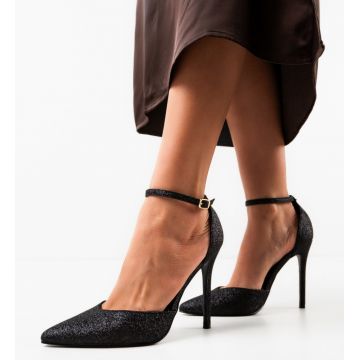 Pantofi cu toc Sofly Negri