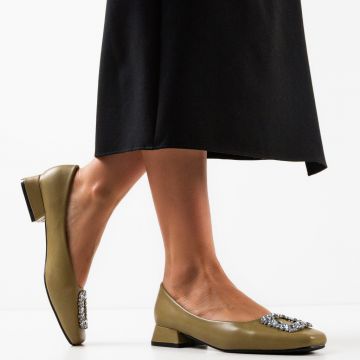 Pantofi dama Christopher Khaki