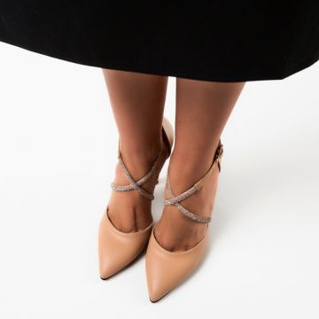 Pantofi dama Onaza Nude