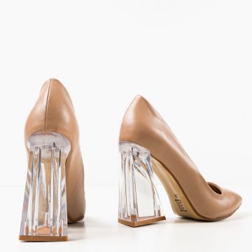 Pantofi dama Samplia Bej 2 Pantofi dama Samplia Bej 2