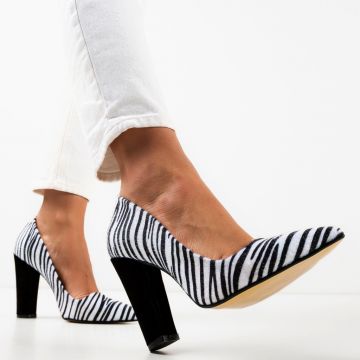 Pantofi dama Sorca Zebra