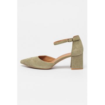 Pantofi de piele intoarsa cu varf ascutit Bigliana Pantofi de piele intoarsa cu varf ascutit Bigliana