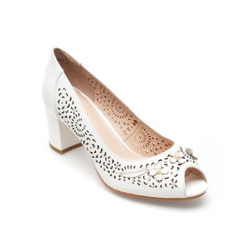 Pantofi GRYXX albi, XK25M37, din piele naturala Pantofi GRYXX albi, XK25M37, din piele naturala
