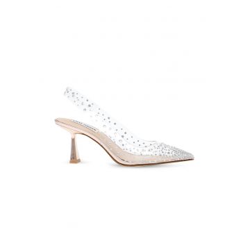 Pantofi slingback cu aplicatii cu strasuri Loire Pantofi slingback cu aplicatii cu strasuri Loire