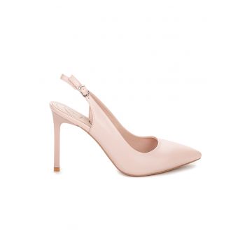 Pantofi slingback cu toc stiletto